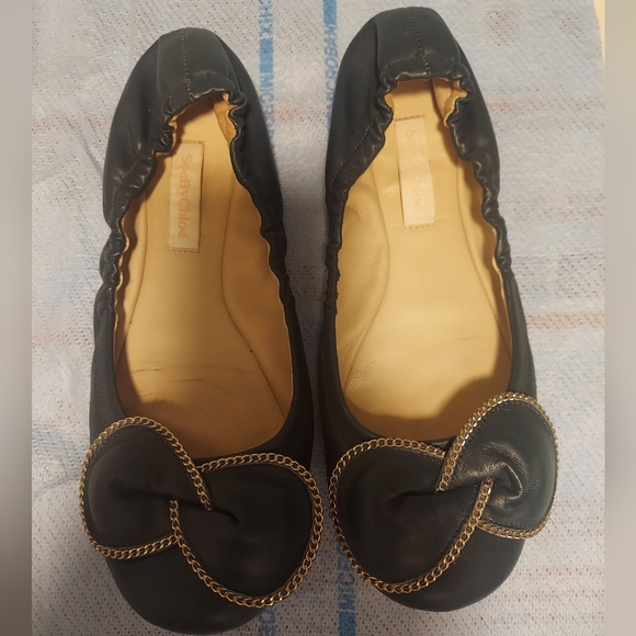 See By Chloe Women's Blue Ballet Flats - Picture 6 of 6